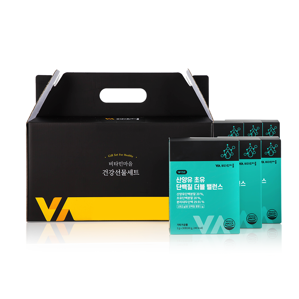 [와이즈|선물세트10+1]산양유 초유 단백질 더블 밸런스 X 6박스(6개월분)